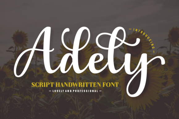 Adely: The Handwritten Script Font That Elevates Small Business Branding