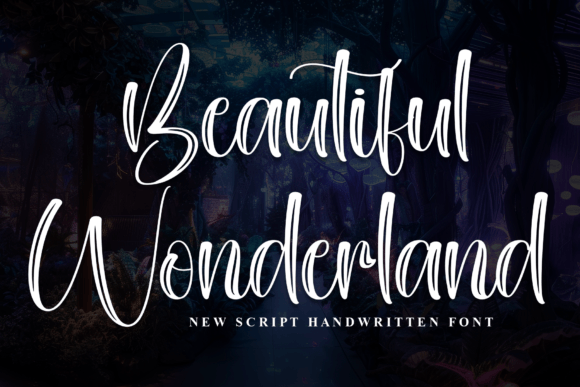 Beautiful Wonderland: A Script Font That Gives Your Brand a Polished, Memorable Edge