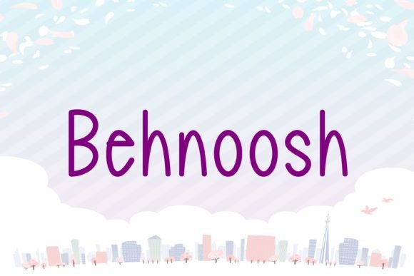 Behnoosh: A Handwritten Font for Web Design