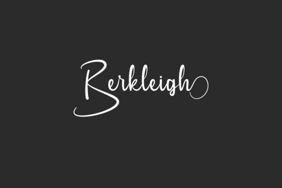 Berkleigh Font: A Handwritten Touch for Your Handmade Goods