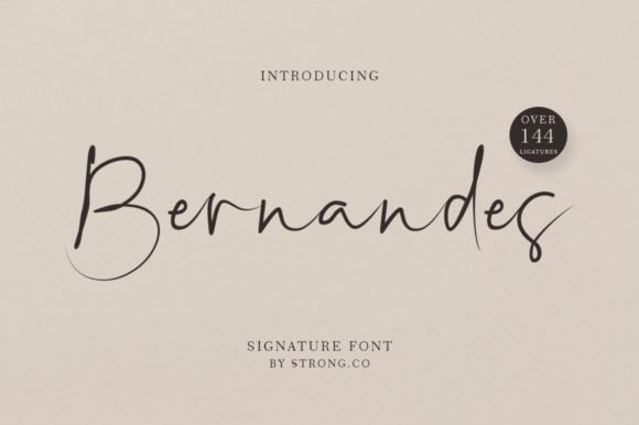 Bernandes Script: A Craft-Friendly Calligraphy Font