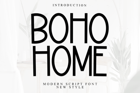 Boho Home Font: A Handwritten Typeface for Thoughtful Editorial Design