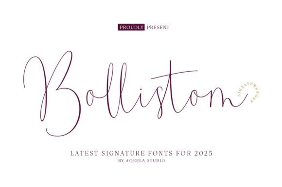 Bollistom: A Script Font Built for Real Branding Work