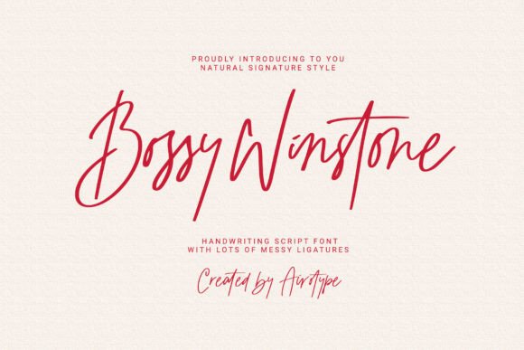 Bossy Winstone Font: A Web Designer's Review