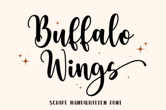 Buffalo Wings: A Playful Script Font for Handmade Products