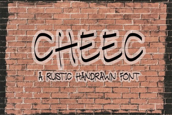 Cheec Font: Organic Handwritten Style for Handmade Shop Labels