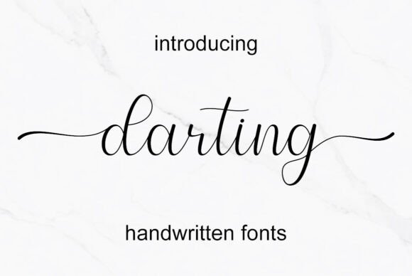 Darting: A Handwritten Font Built for Digital Brand Presence