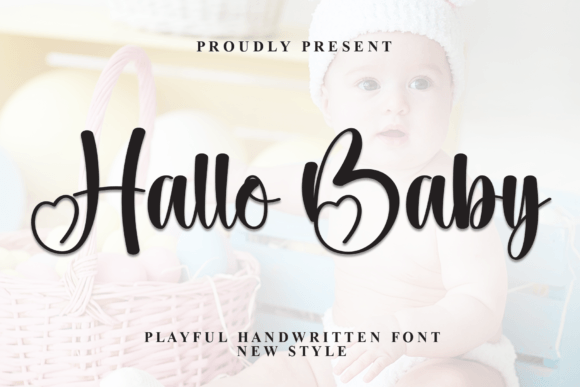 Hallo Baby: A Script Font That Brings Warmth to Editorial Design