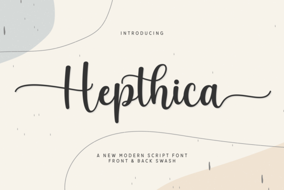 Hepthica: A Modern Script Font for Campaign Creators