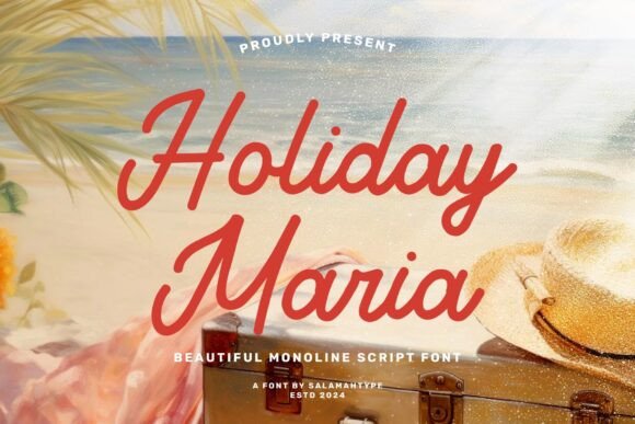 Holiday Maria: A Playful Script Font for Creative Makers