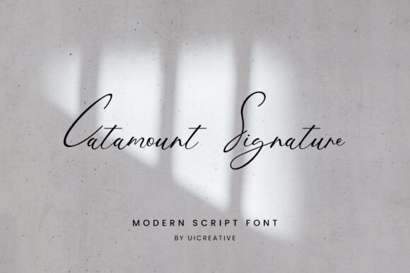 How the Catamount Signature Font Gave My Small Business a Polished Look