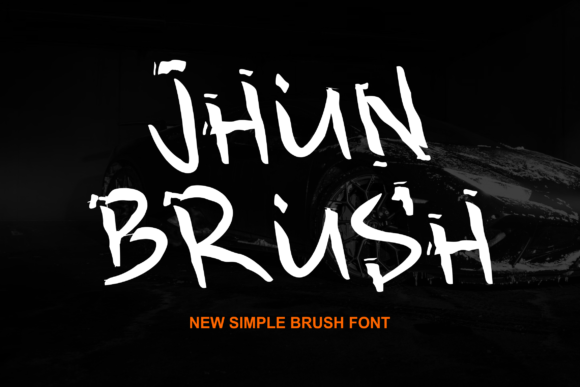 Jhunbrush Font: A Handwritten Typeface for Digital Interfaces