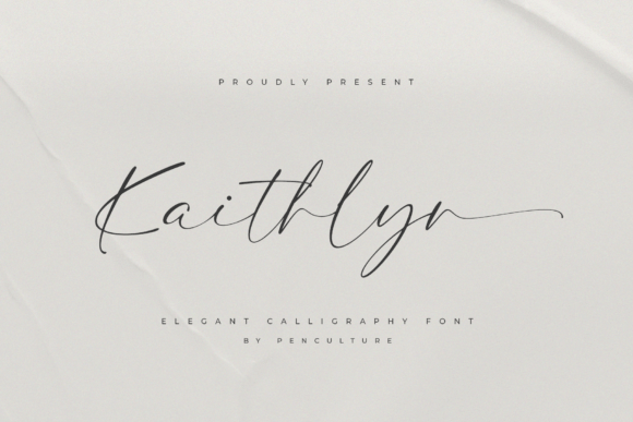 Kaithlyn: A Script Font That Elevates Campaign Visuals