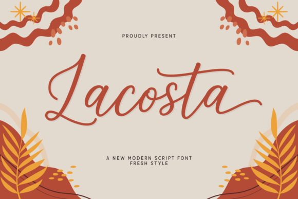 Lacosta: A Modern Script Font for Sharper Brand Campaigns