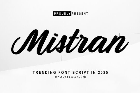 Mistran Script Font Brings Elegance to Handmade Products