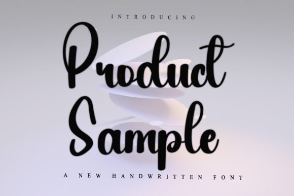 Product Sample: A Romantic Calligraphy Font for Small Business Branding