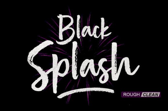 Testing Black Splash: A Hand-Brushed Script Font for Editorial Design