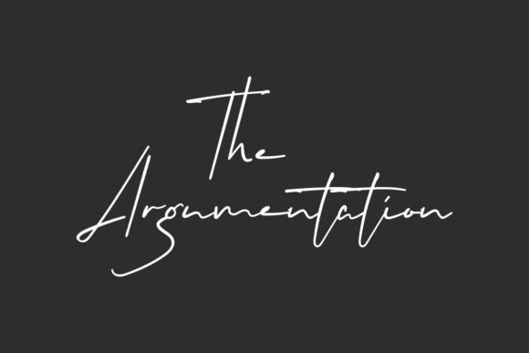 The Argumentation Font: A Script Typeface for Marketing Impact