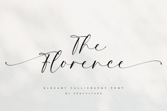 The Florence: A Script Calligraphy Font That Elevates Small Business Branding