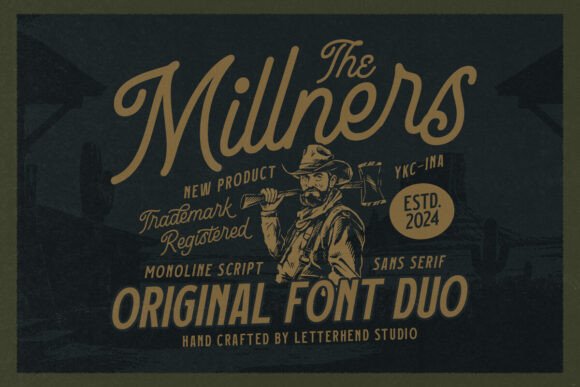 The Millners Font for Digital Design and Brand Identity