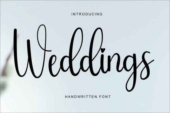 Weddings Font: Practical for Small Business Branding
